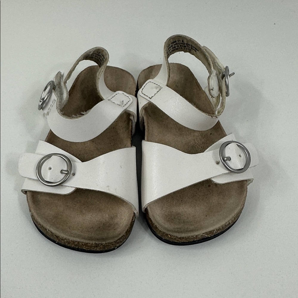 Old Navy baby White Sandals with Buckles 12-18months summer beach kids stylish